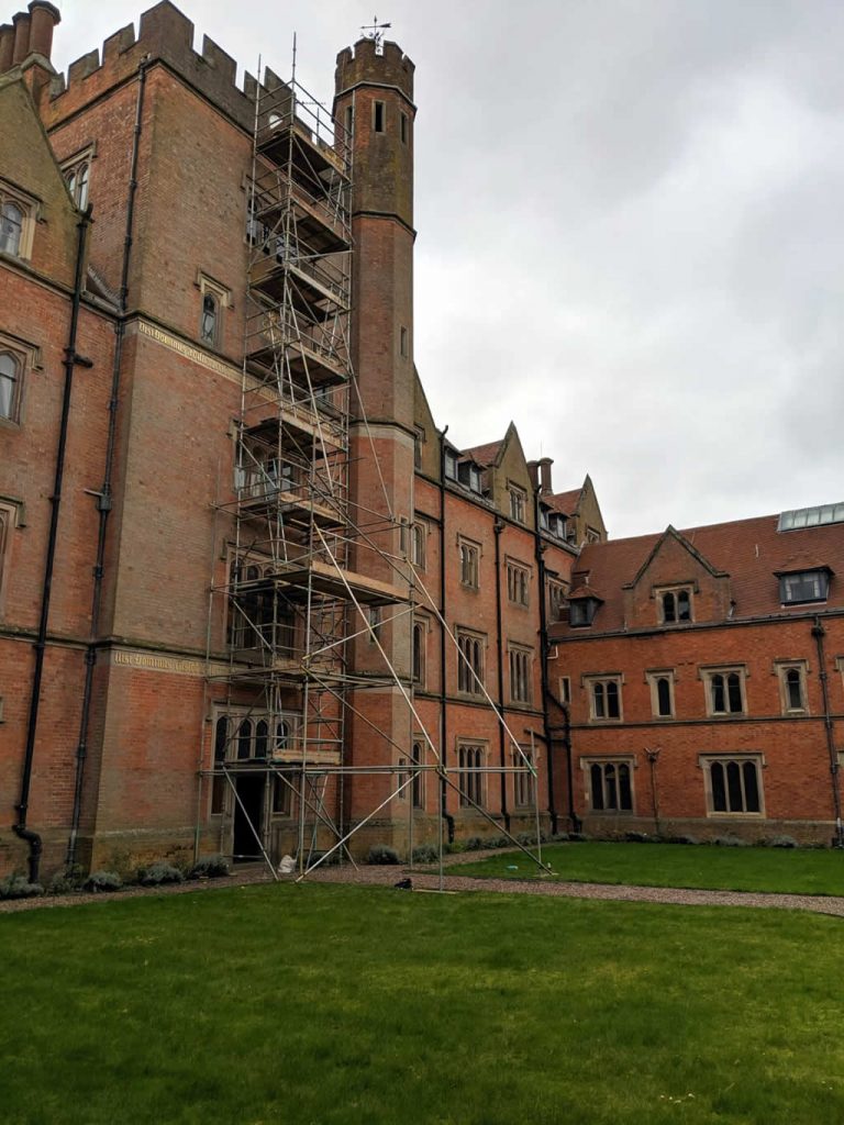 Scaffolding for Conservation of listed Buildings
